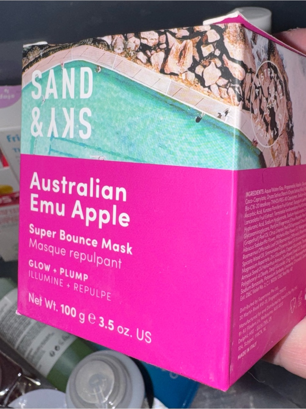 Sand & Sky Australian Emu Apple Super Bounce Mask